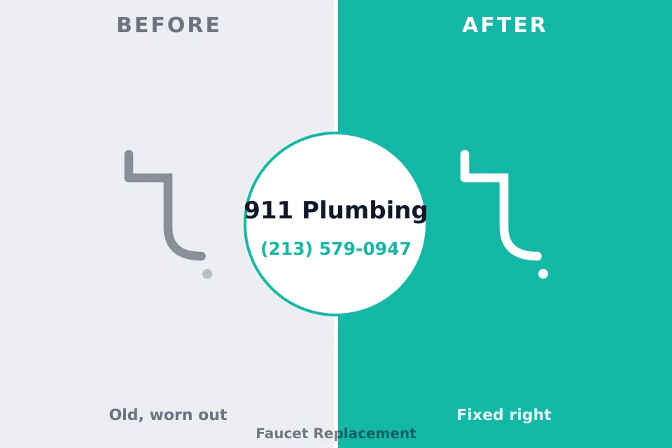 Before and after: plumbing repair Villa Park, IL